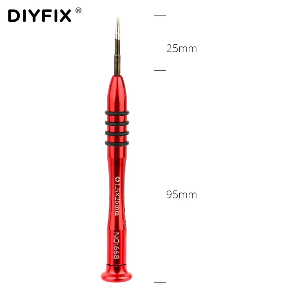 DIYFIX 1.5 مللي متر فيليبس الدقة مفك لسامسونج xiaomi هواوي 1.5 مللي متر عبر رئيس العالمي الهاتف إصلاح DIY أدوات