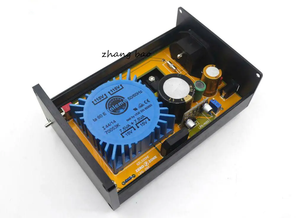 

15W high version full discrete HiFi ultra low noise linear power supply 12V LPS (customizable voltage)