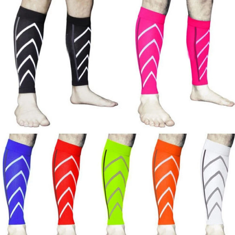 1 Pair Calf Support Graduated Compression Leg Sleeve Socks Outdoor Exercise Sports Safety Basketball Brace Anti-Fatigue Sport