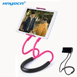 Universal Lazy Neck Hanging Holder Tablet Mobile Phone Holder Clip Tablet Pad Neck Stand Support Snake-like Flexible for iphoneX