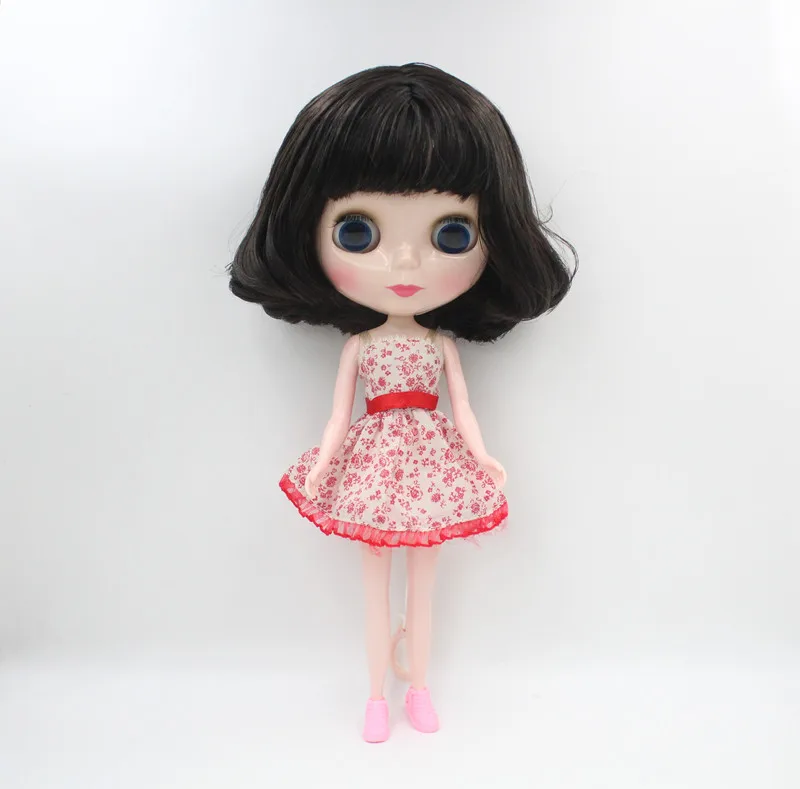 

Free Shipping big discount RBL-595 DIY Nude Blyth doll birthday gift for girl 4colour big eye doll with beautiful Hair cute toy