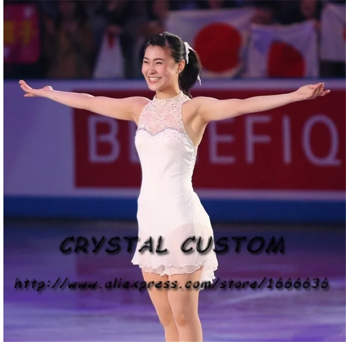 

Crystal Custom Figure Skating Dresses Girls New Brand Ice Skating Dresses For Competition DR4536