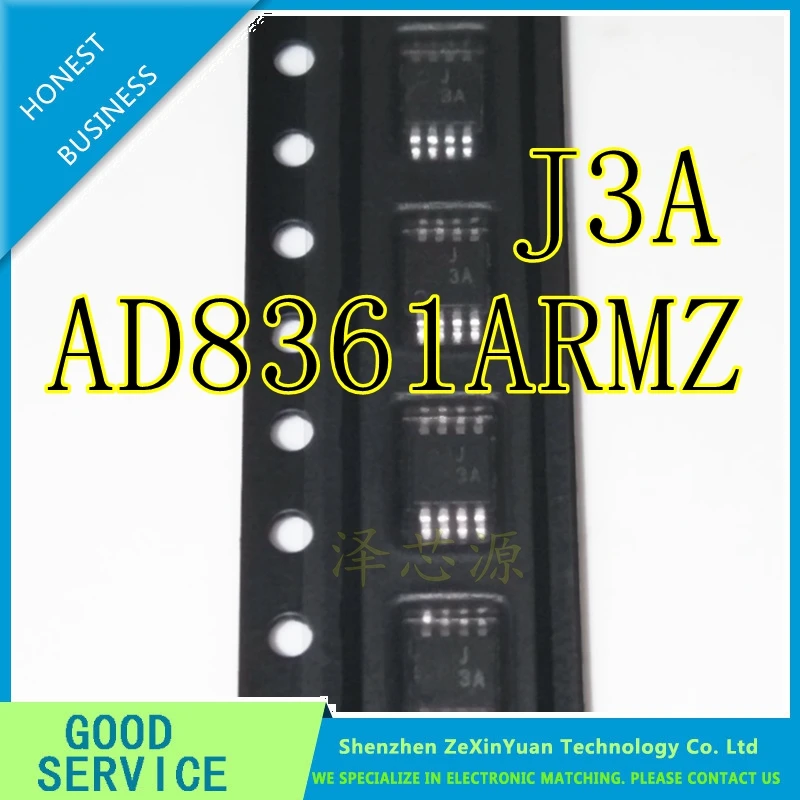 

10PCS/LOT J3A ADJ3A AD8361 AD8361ARMZ MSOP-8 RADIO FREQUENCY DETECTOR