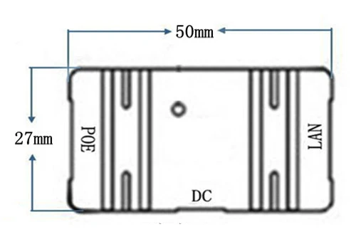 10/100 Mbps POE Power Over Ethernet POE combiner RJ45 Injector Splitter Wall Mount Adapter Voor CCTV IP Camera networking