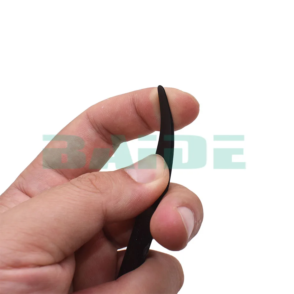 136mm Black Plastic Flat Spudger Crowbar Soft Pry Tool for Cellphone iPhone iPad Huawei Condenser Capacitor Screen Glass Repair