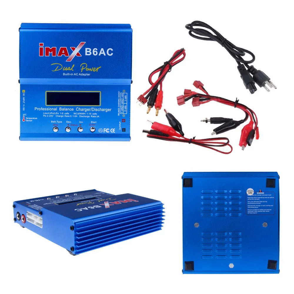 charger Battery IMAX B6 High quality Original IMAX B6AC Balance Charger Lipo Digital Balance Charging Turnigy adapter