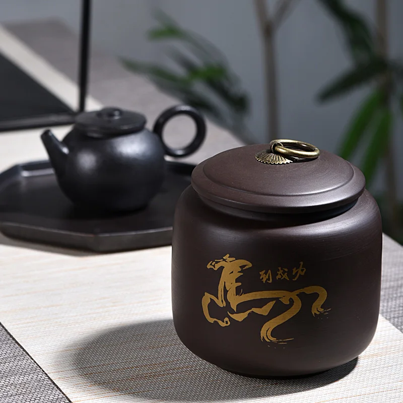 

Purple Clay Tea Cans Candy Jar Tin Food Storage Contaienr 12.5*10.2cm Spices Storage Box Tea Storage Box For Kitchen Dining Room