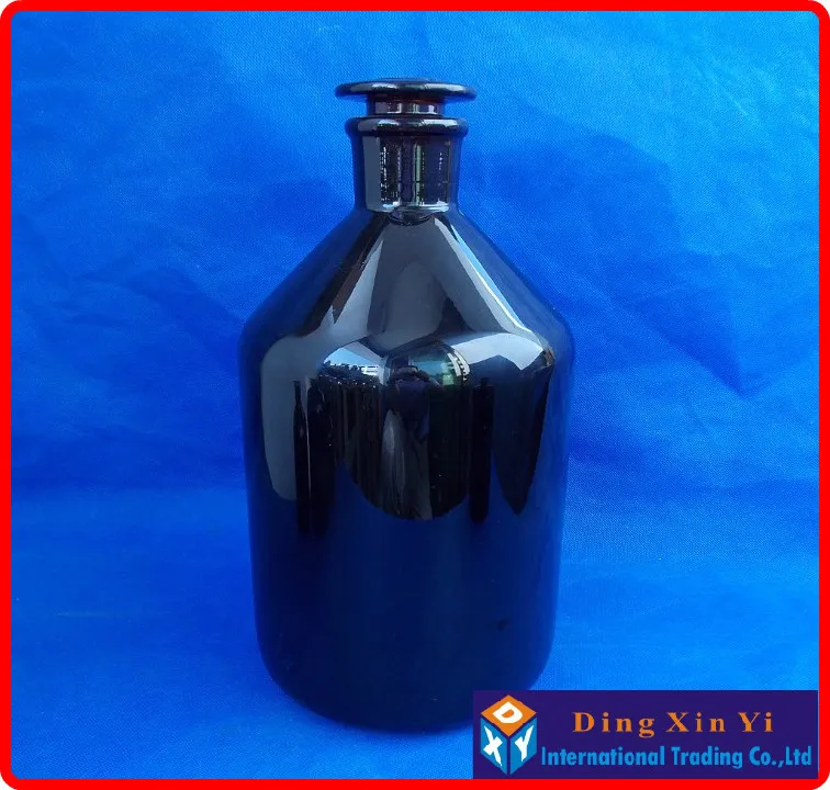 

5000ml Narrow mouth reagent bottle,5000ml Narrow mouth Amber Laboratory Bottle with ground-in glass stopper