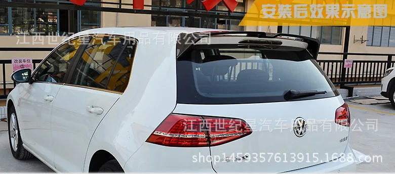 Fit for Volkswagen Golf 7 OETHINGER ABS  rear spoiler rear wing with customize DIY color spoiler No paint  spoiler