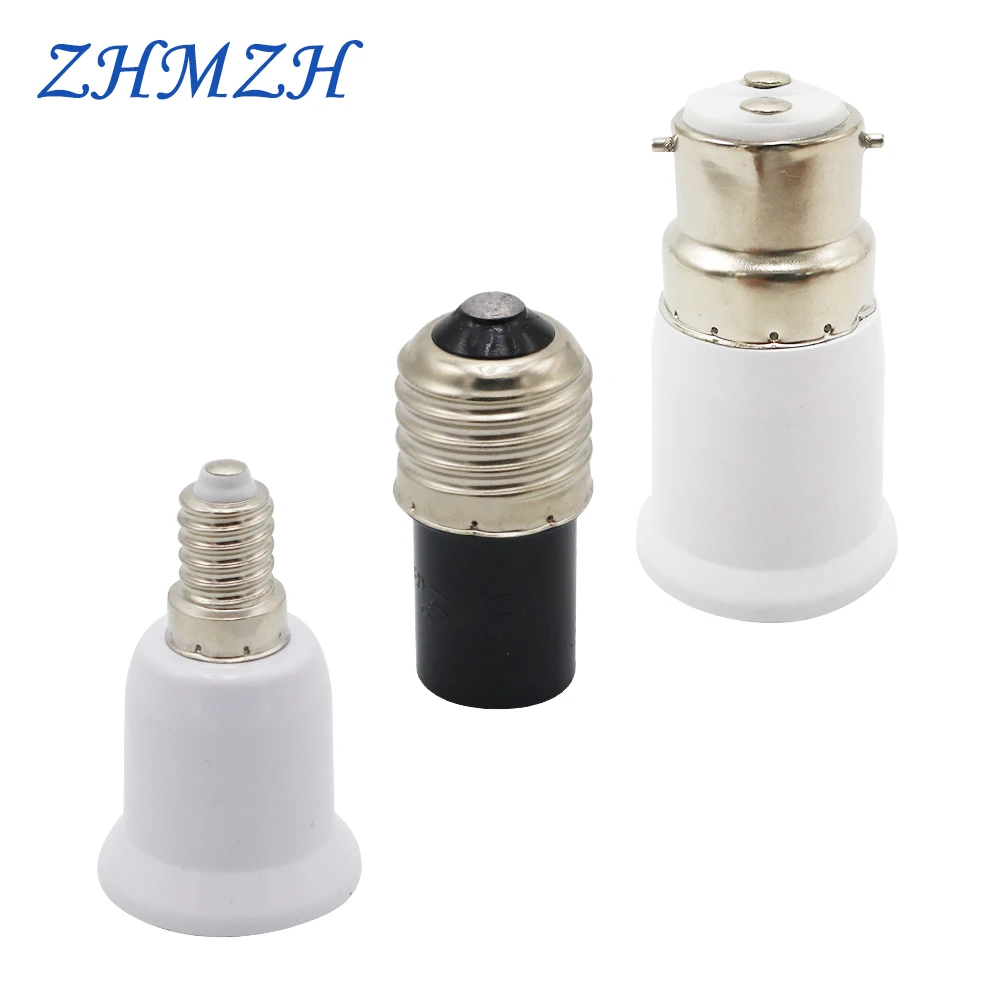 Ledランプホルダーアダプター,2ピース/ロットgu5.3 mr11 mr16 g4,e27 t5 t8 2g11,ランプベース,e40 e14 b22,米国およびeu用