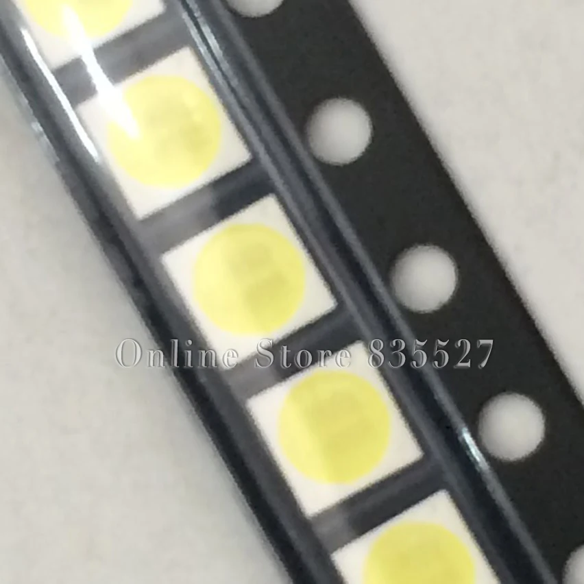 

1000pcs/lot 3030 110LM 1W 6V 150ma white SMD LED lamp beads light emitting diode copper stent gold wire dual chip