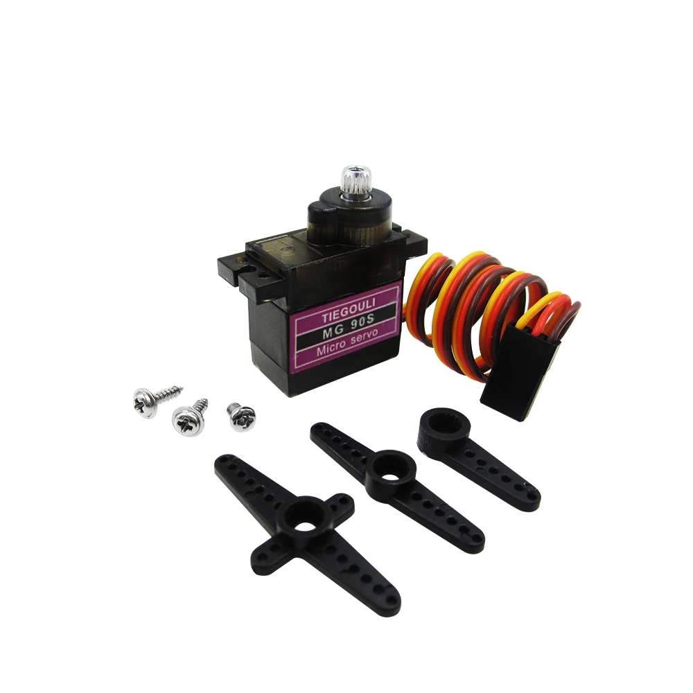 10pcs MG90S Metal gear Digital 9g Servo For Rc Helicopter plane boat car MG90 90S 9G IN STOCK