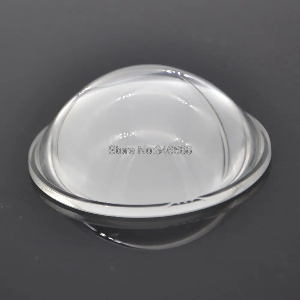 57mm Round Optical Glass LED Lens + 47mm Square Reflector Cup + 60MM Fixing Bracket 3 in 1 for 10W High Power Square LED Lamp