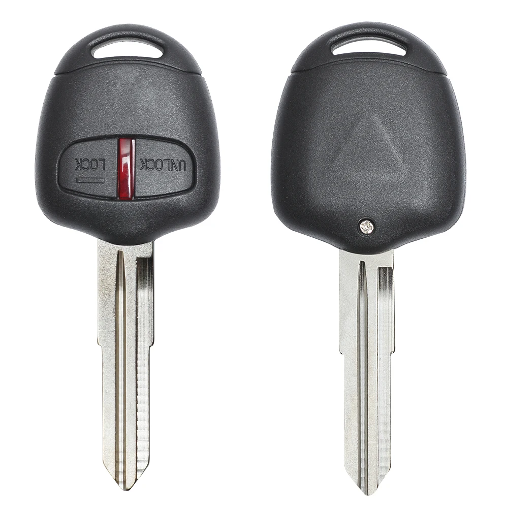 KEYECU Remote Key Fob 2 pulsante 315MHz/433MHz ID46 Chip per Mitsubishi Outlander L200 Shogun Lancer lama sinistra