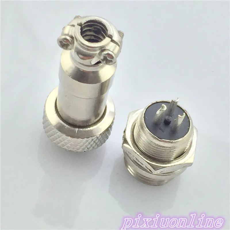 1pc GX12 3 Pin Male Female 12mm L89Y Circular Connector Socket Plug Wire Panel Connector Aviation Plug  High Quality On Sale