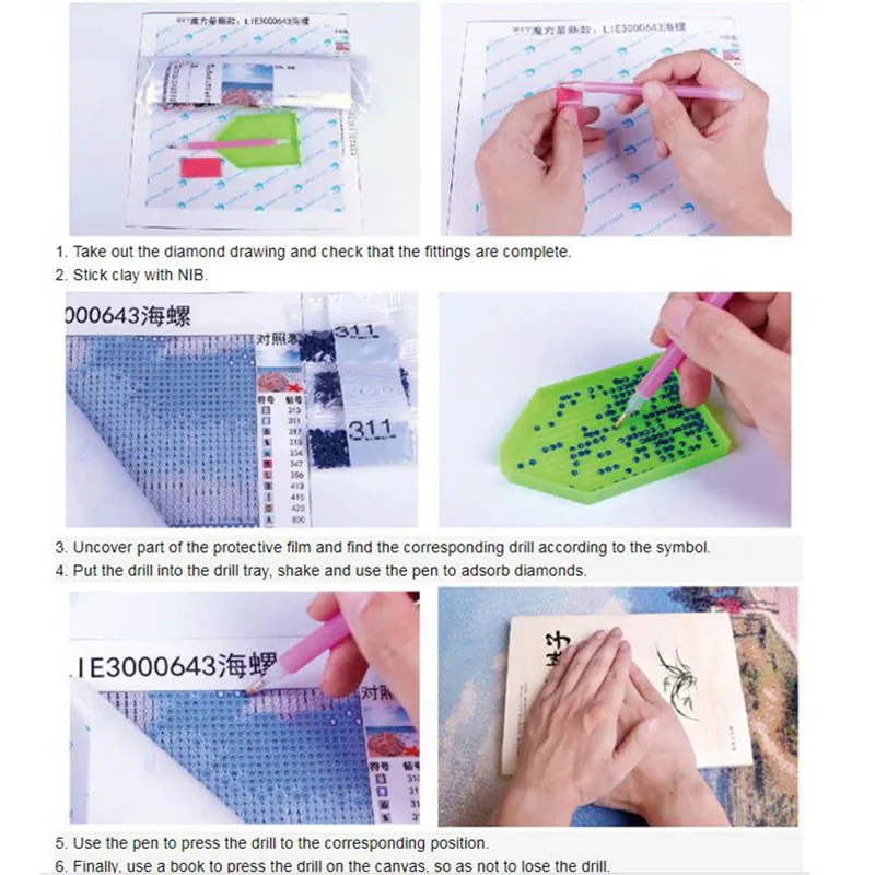 Dpsprue 5D DIY Diamond Painting Full Square/Round Drill 