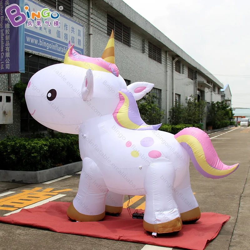 3X2.6m Inflatable Horse Cartoon, Air Unicorn Horse Balloon Inflatables -Inflatable Toy