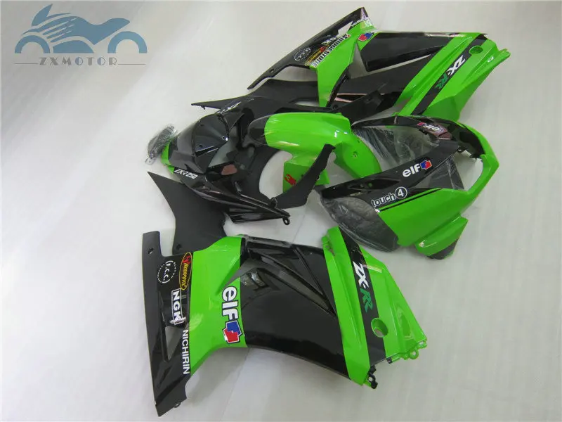 Injection fairing kits for Kawasaki Ninja 250R 2008-2014 ZX250 ABS sport motorcycle fairings EX250 08-14 green black set