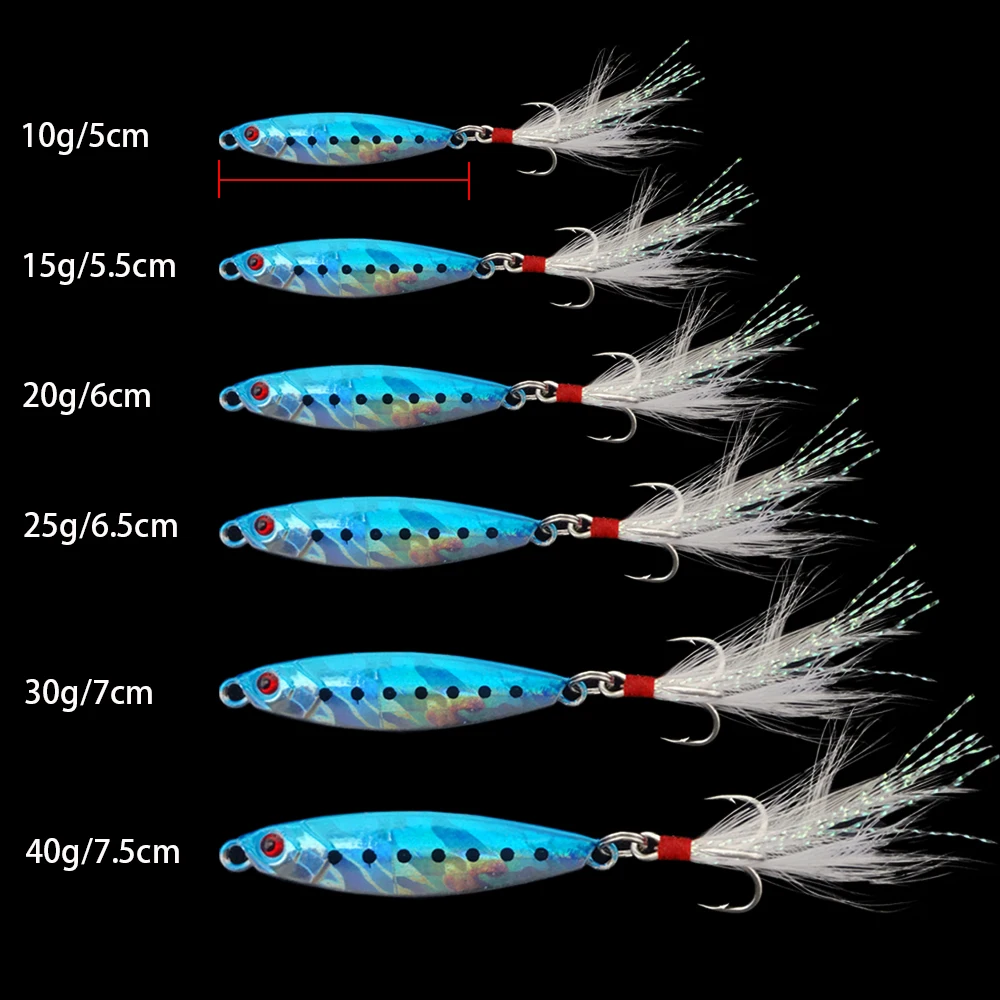 LINEKING 1pc/lot 10g15g20g30g Laser metal jig slow Sinking jig wobbler jigging lure fishing lure lead fish for carp lure pike