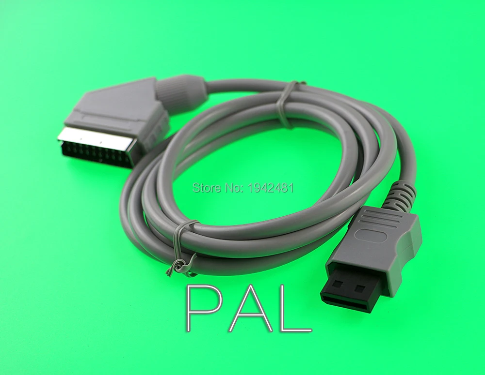 10PCS 180cm RGB Scart Cable Lead Cord for Wii/wii u PAL High quality