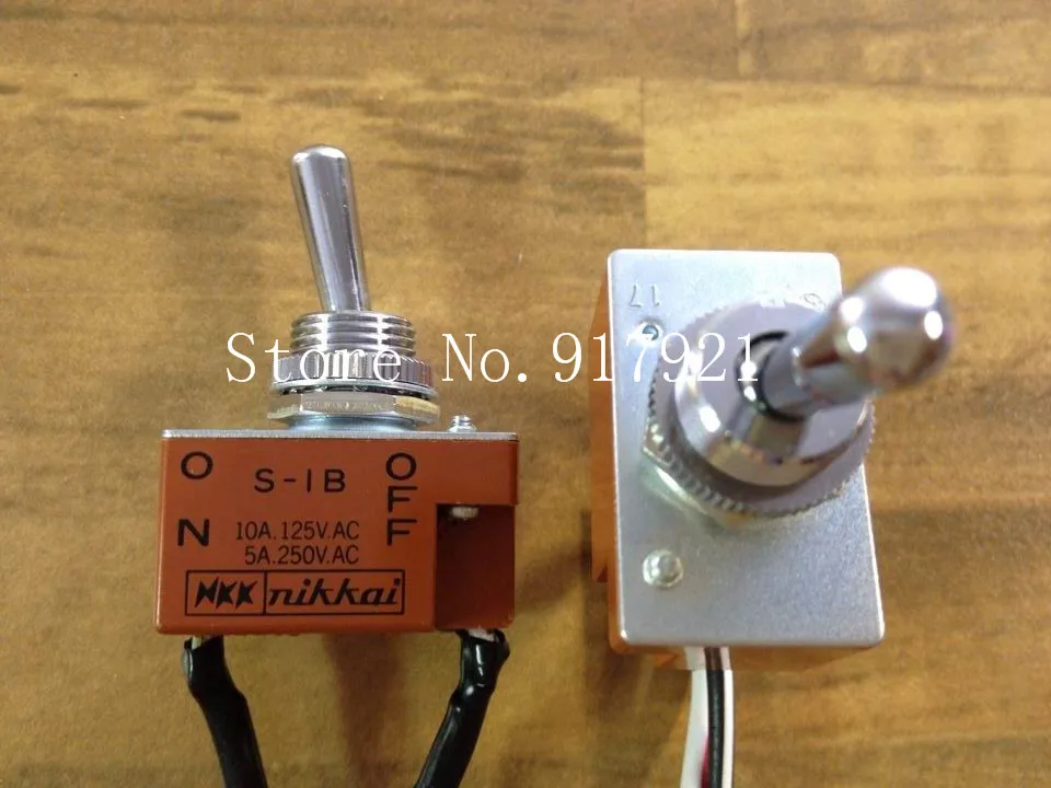 [ZOB] Japan imported NKK S-1B toggle switch toggle 5A250V gear 125V10A new original authentic  --10pcs/lot