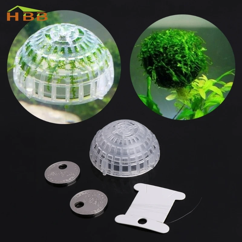 New Aquarium Float Moss Ball Filter Decor Fish Tank Shrimp Green Live Plant Holders Oct16