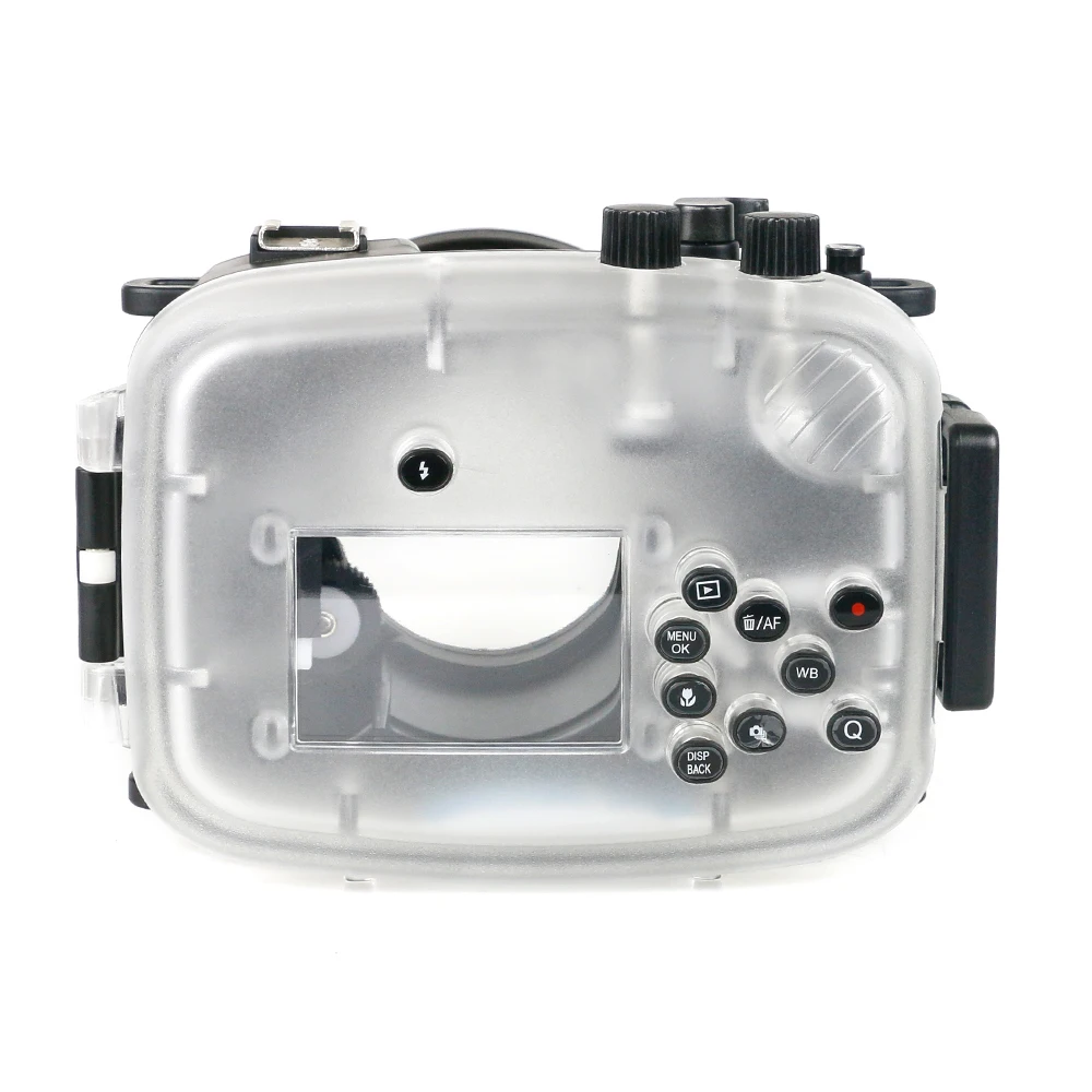 For Fujifilm X-M1 Camera 16-50mm Waterproof Housing Water Case 40m Depth Rating Underwater Run Camera Functions Freely Shooting