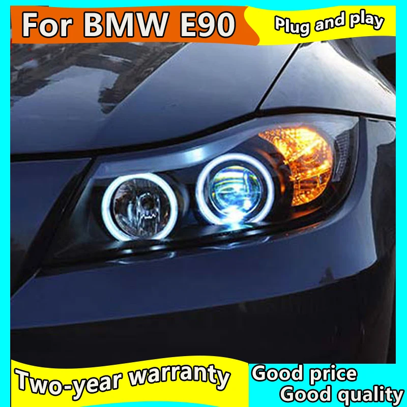 Car Styling Head Lamp Case for BMW E90 330i 325i 320i 318i 2005-2012 Headlight DRL Daytime Running Light Bi-Xenon HID