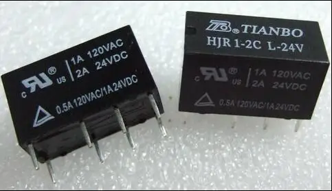 NEW relay HJR1-2CL-24V HJR1-2C-L-24V HJR-1-2C-L-24V HJR12CL24V 24VDC 24V DC24V DIP8 20PCS/LOT