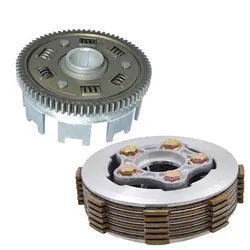 Motorcycle 5 Column Enhanced Clutch  6pcs Friction DIsc Center Outer Clutch Assy for CG150 CG175 CG200 CG250 Tricylcle Buggy ATV