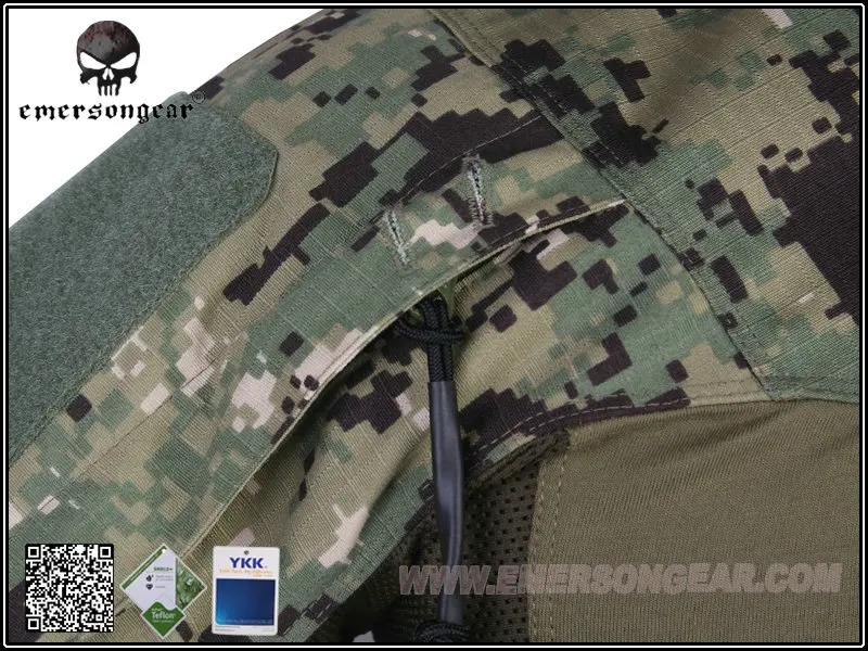 Emersongear bojowa koszulka bojowa taktyczna Bdu koszulka wojskowa AOR2 wilk Grey EM9316