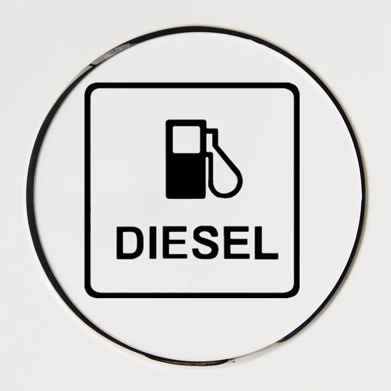 CS-1355#12*12cm Diesel funny car sticker vinyl decal for auto car stickers styling on fuel tank cap