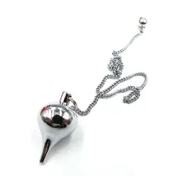 Ya.x Reiki Charms Metal Divination Pendulum for Biolocation Fortune Telling Cone Brass Pendant Chakra