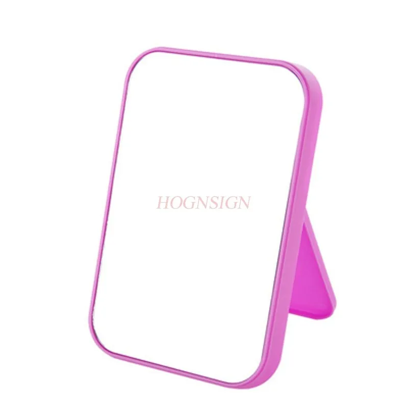 

Simple and stylish cute single-sided makeup small mirror desktop vanity mirror Beauty princess mirror folding portable square mi