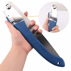 Portable Home Manual Pruning Hacksaws Garden Folding Trimming Saw Pruning Garden Household Anti-skip Hand Steel Sawing Tool 27cm