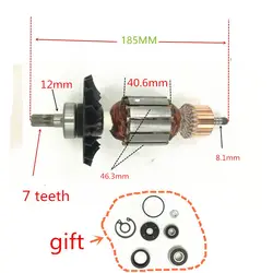 Rotor Motor Armature 220-240V Replace for BOSCH GBH5-40D GBH5-40DE GBH5-40DCE GSH5E GSH5CE
