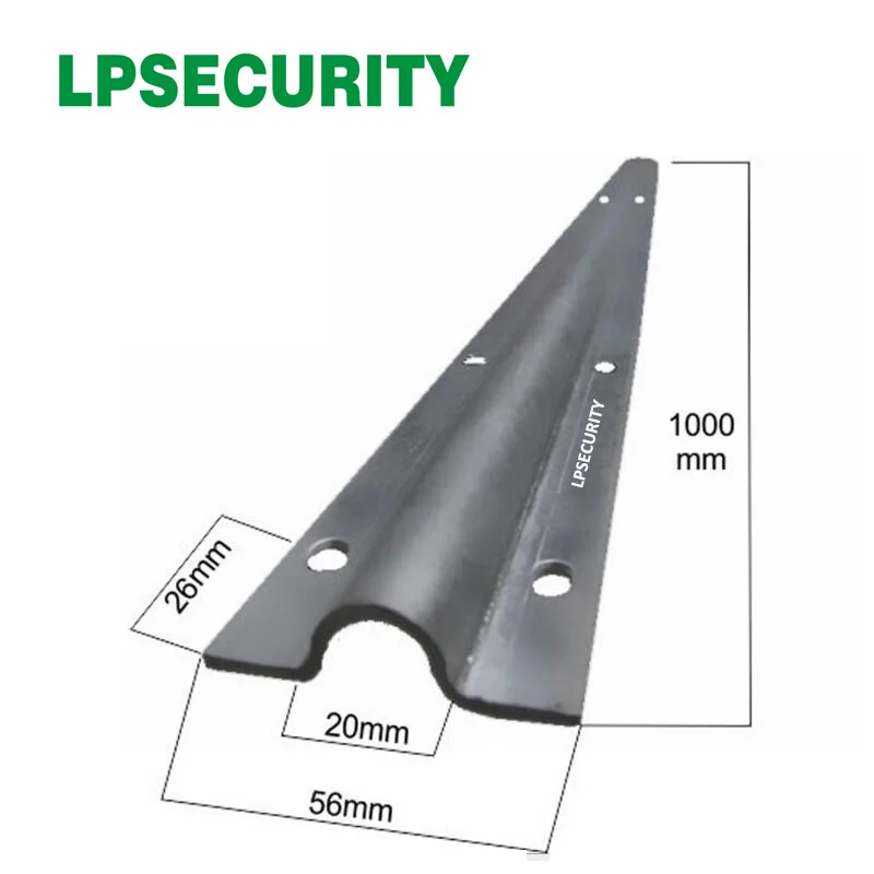 LPSECURITY 4m per pack steel rail track for sliding gate opener motor