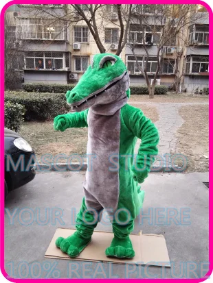 

mascot crocodile the aligator gator mascot costume custom cartoon character cosplay fancy dress mascotte theme