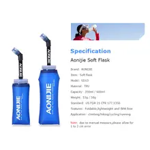 Foldable BPA Free Sports Water Bottle #3