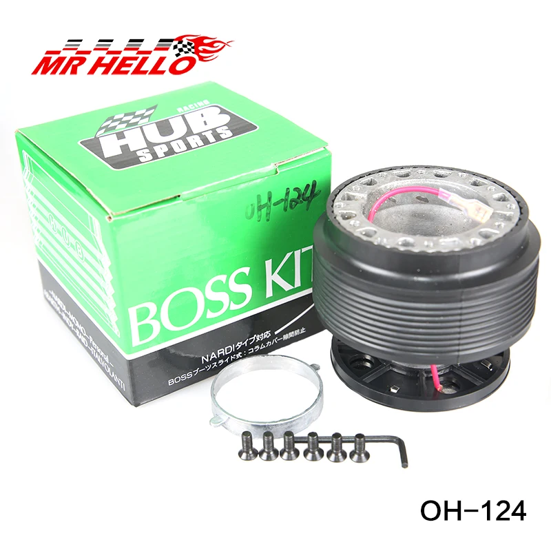 Yeni OH-124 evrensel yeni yarış direksiyon Hub adaptörü Boss kiti HUB-OH-124