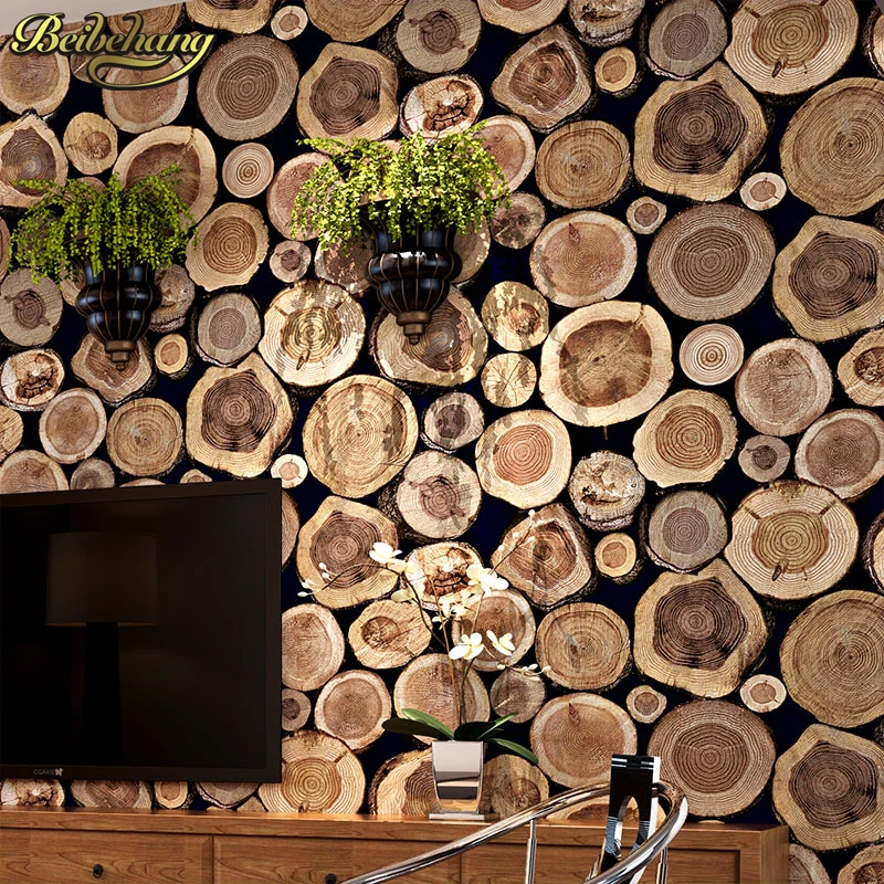 

beibehang wall paper wood wallpaper Birch Tree pattern non-woven woods roll modern designer wallcovering simple papel de parede