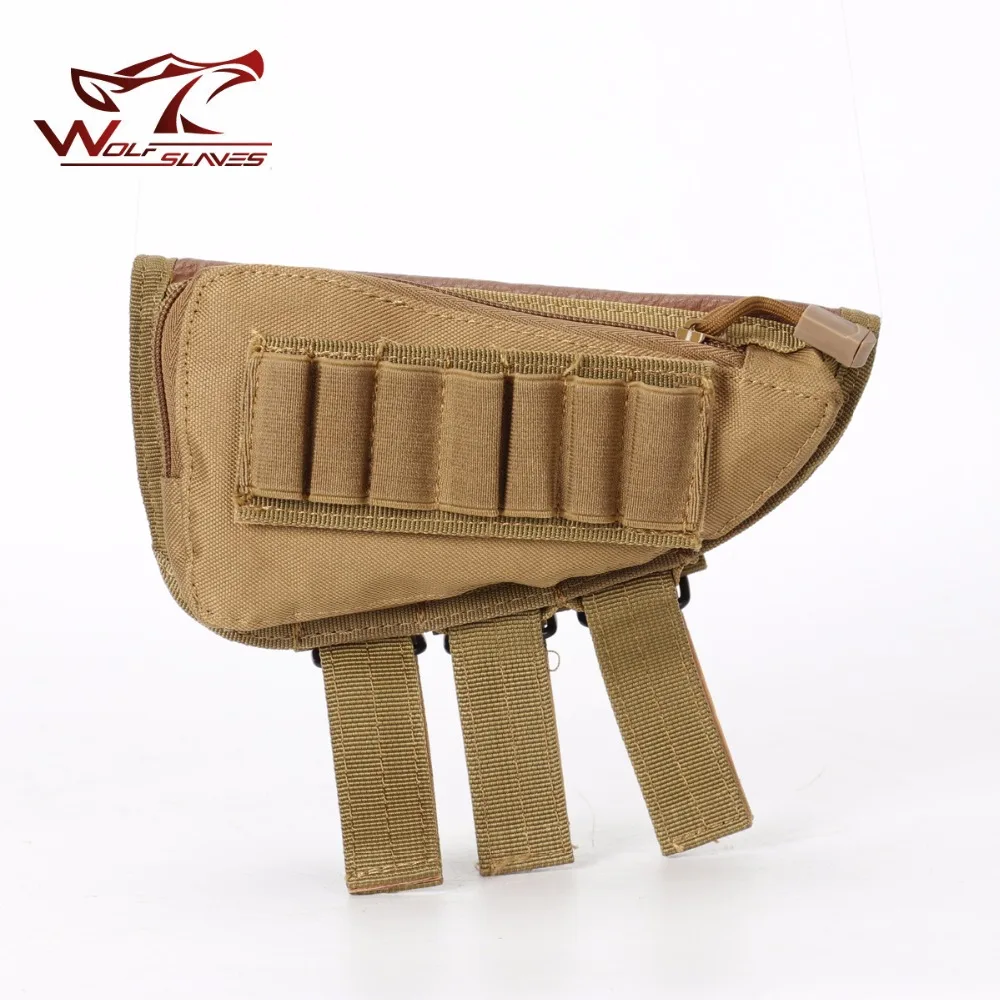 MOLLE-Paintball Fucile Custodia Tattica Giocattolo Pistola Guancia Pad Borse Kit Parti Airsoft Munizioni Borsa degli attrezzi Accessorio da caccia