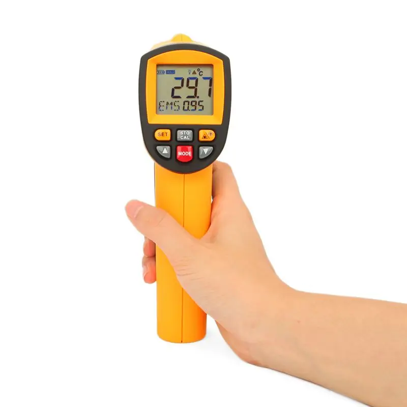 Brand 20:1 GM1150 Infrared Thermometer -30degree ~ 1150degree Professional Industrial Pyrometer 0.1~1EM IR Temperature Meter