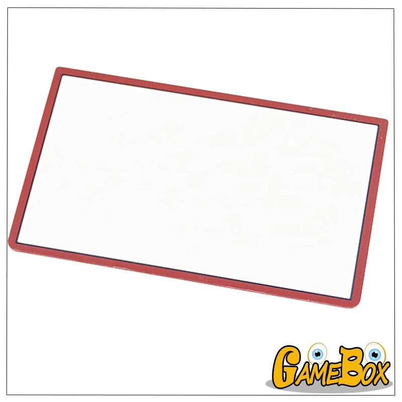 โปร่งใสด้านบนเลนส์หน้าจอ LCD พลาสติก OEM สําหรับ Nintend ใหม่ 3DS LL/XL ด้านหน้าหน้าจอ LCD กรอบกระจกสําหรับ 3DS XL LL