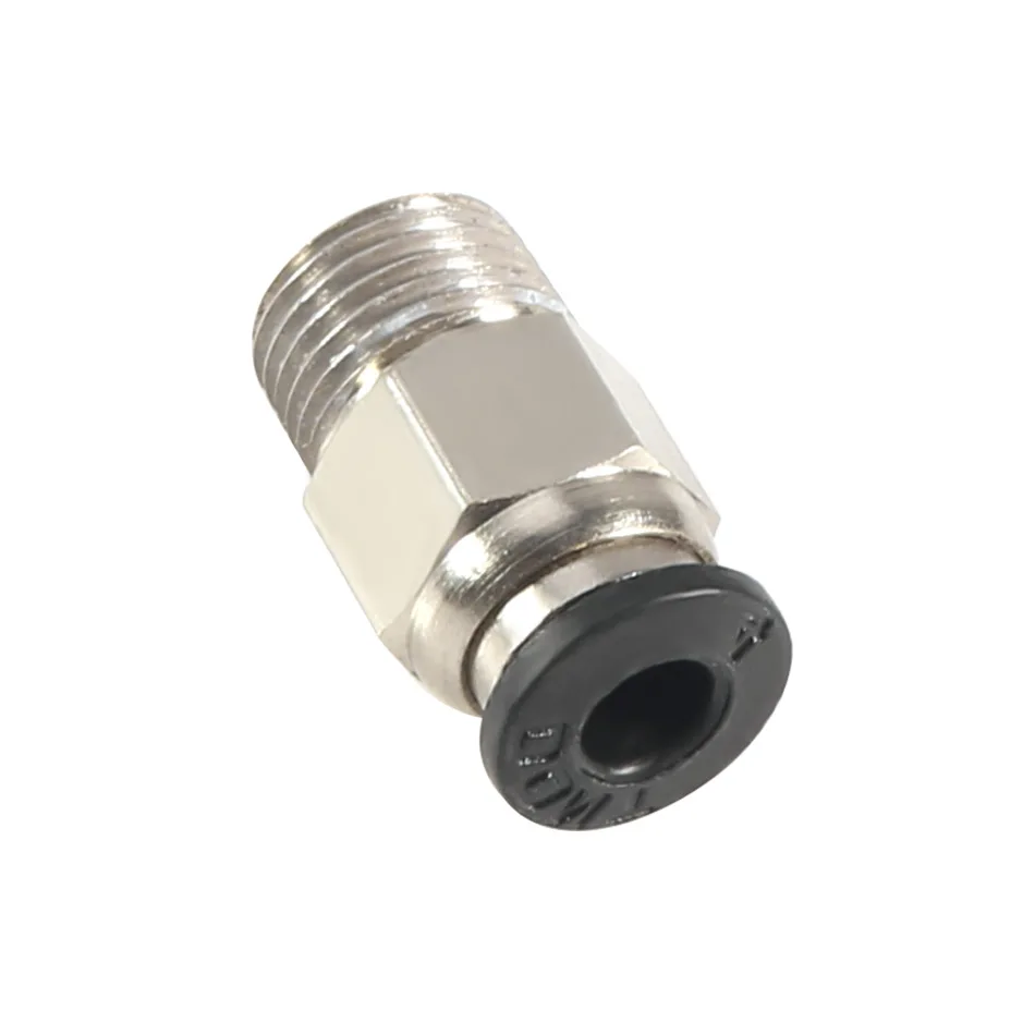 Aokin 3D Printer PC4-01 Pneumatic Connector For E3D V6 J-head Bowden 1.75mm Ptfe Tube Connector Quick Coupler Fittings Hotend