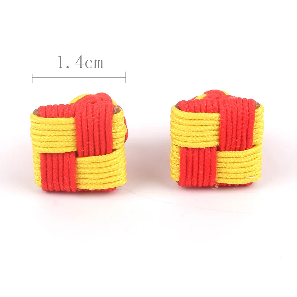 Square Knot Cufflinks For Men Classic Cuff link For Wedding Party Shirts Cuff Button Cuff links For Mens