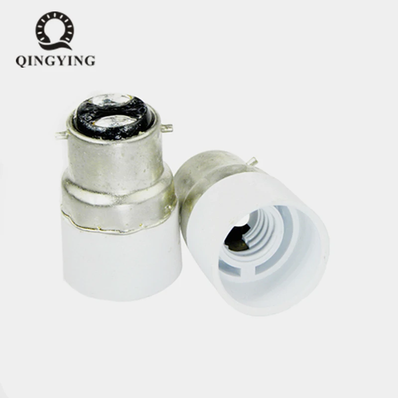 

10pcs/lot B22-E14 Lamp Holder Converter Bayonet Socket B22 to E14 Lamps Holder Adapter Light Bulb Plug Extender