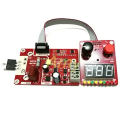 Double pulse encoder spot welding current time control panel counting with voltage compensation digital display 40A