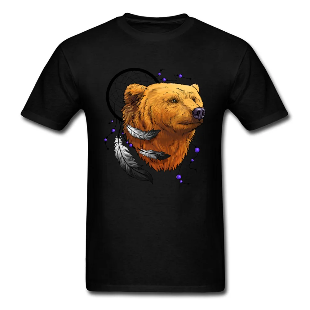 Latest Design T-shirts Cheap Men's Good Quality Brand Teeshirt Round Neck Indian Bear Pure Cotton Men's Tops Tees Printed