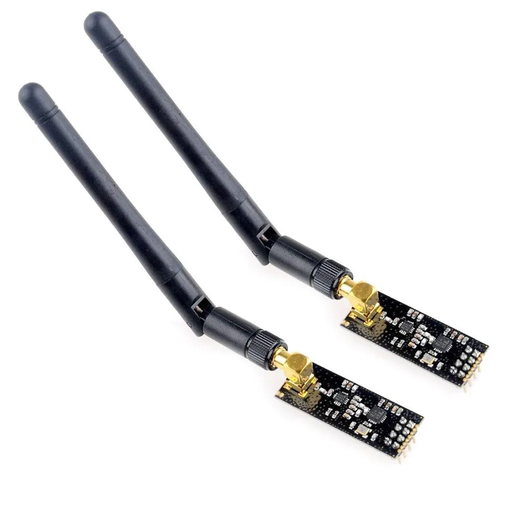 NRF24L01 + PA + LNA สำหรับ smart home โมดูลไร้สาย 2.4G ไร้สาย RF Transceiver 1100 เมตรยาว - ระยะทาง